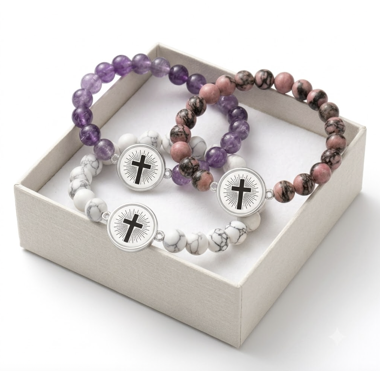 3 x Bible Beads Bracelets