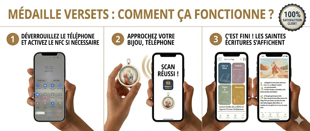 Médaille Prière : Padre Pio - Métal
