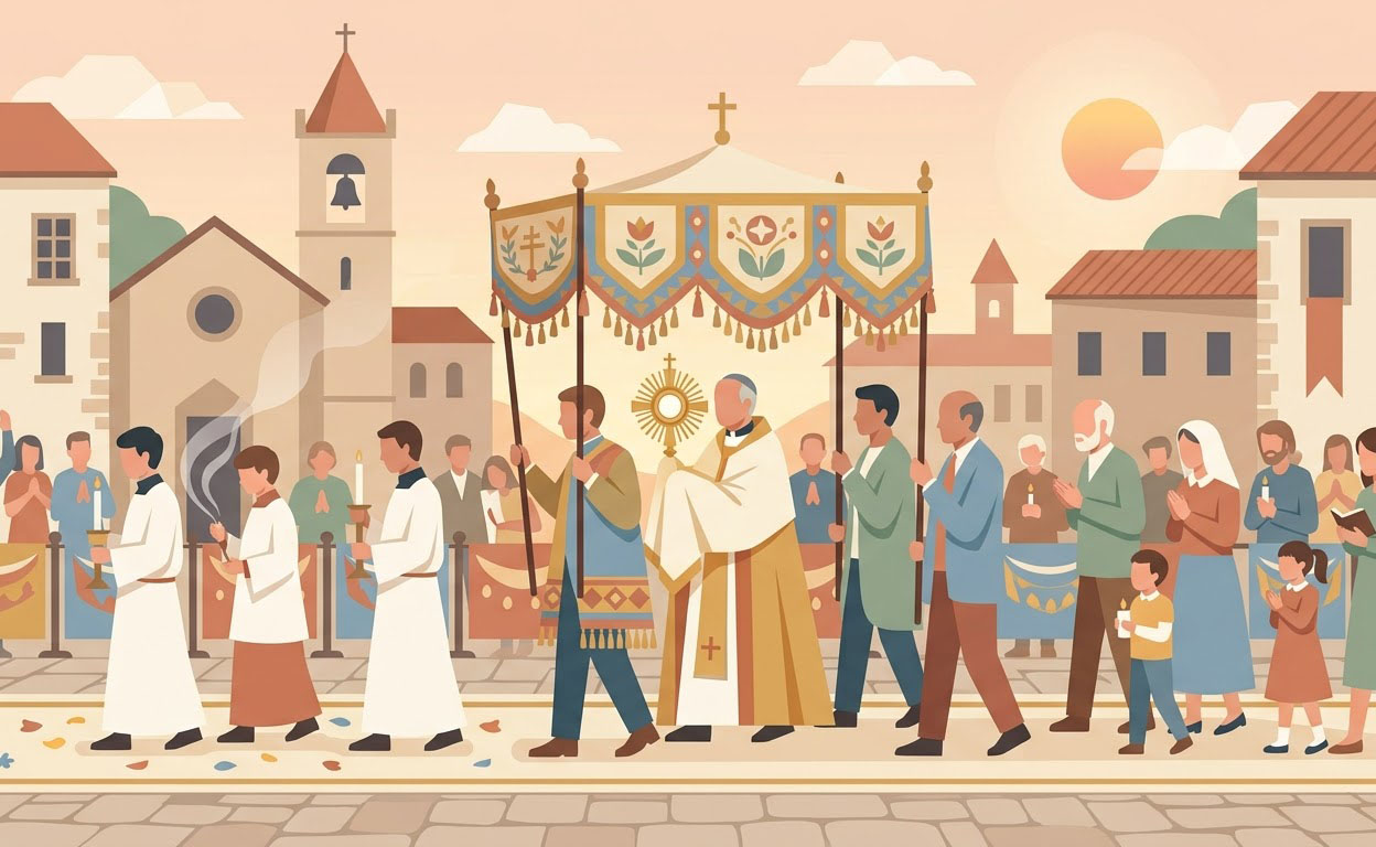 Otras fiestas litúrgicas - Illustration prière catholique