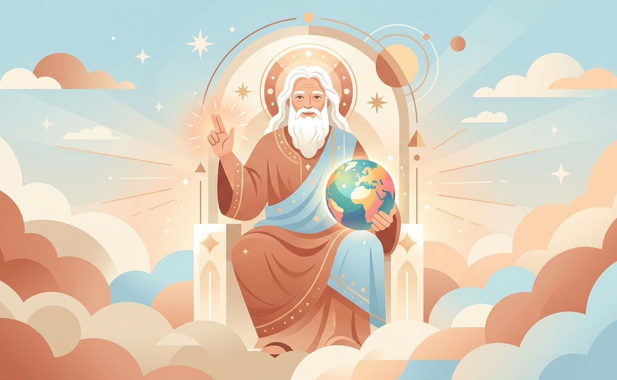 Dieu le Père - Illustration prière catholique