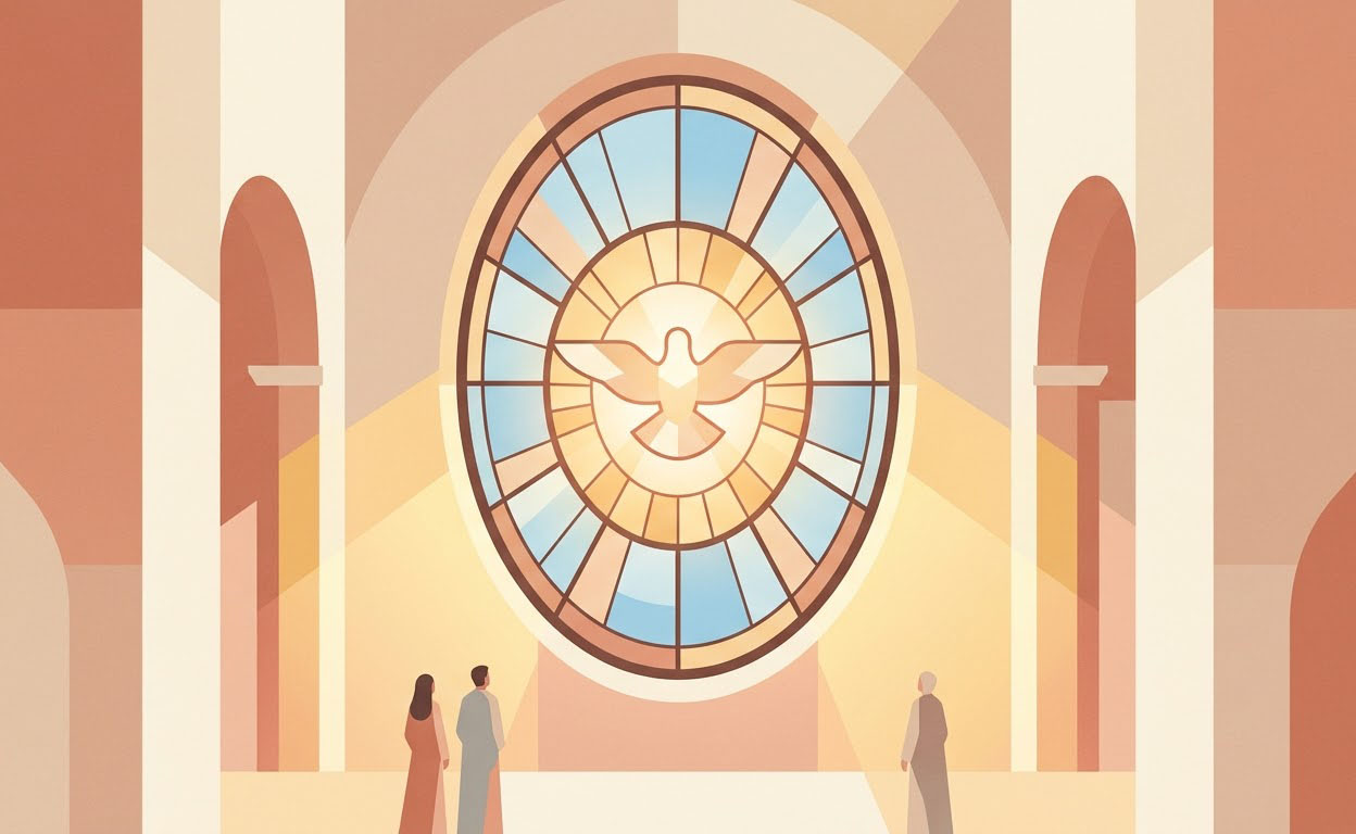 Espíritu Santo - Illustration prière catholique