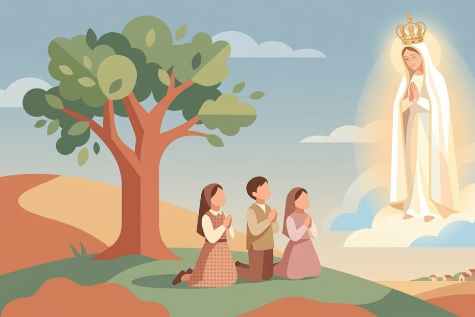Fatima - Illustration prière catholique