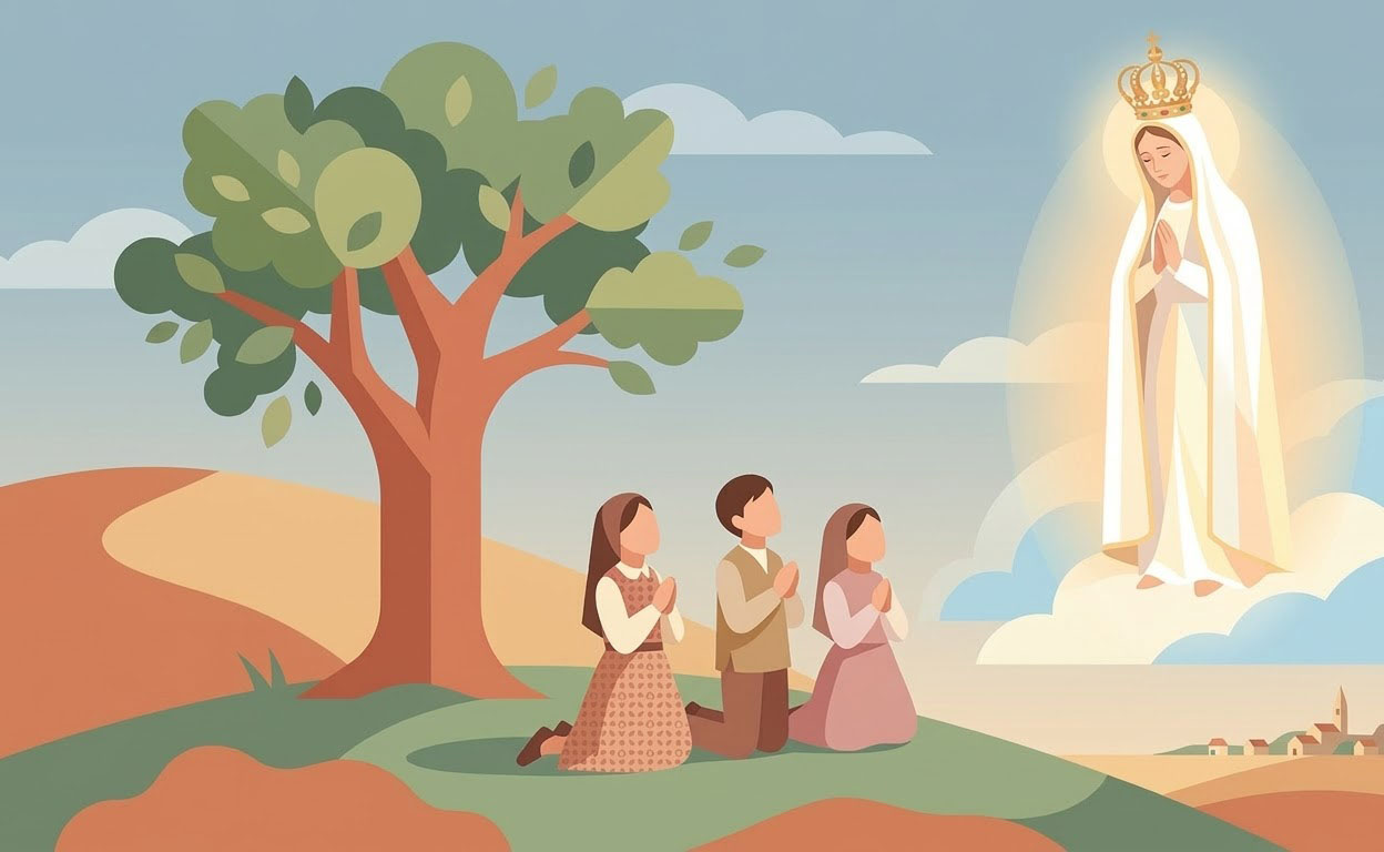 Fátima - Illustration prière catholique