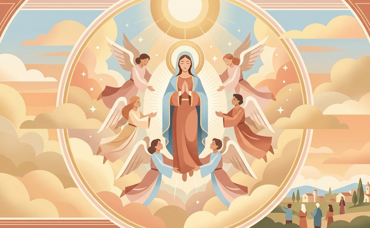 Marienfeste - Illustration prière catholique
