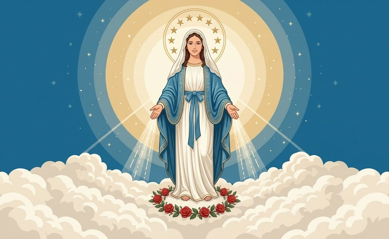 Immacolata Concezione - Illustration prière catholique