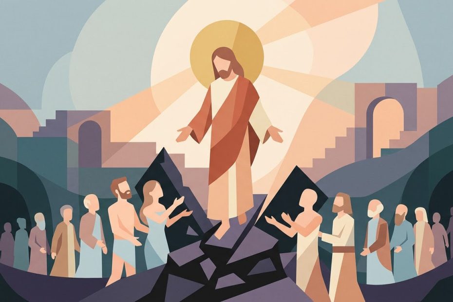 Libération - Illustration prière catholique