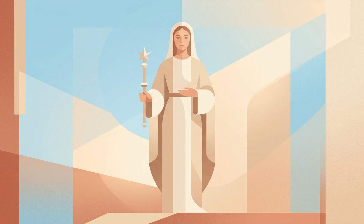 Novene zu Unserer Lieben Frau der Stärke - Illustration prière catholique
