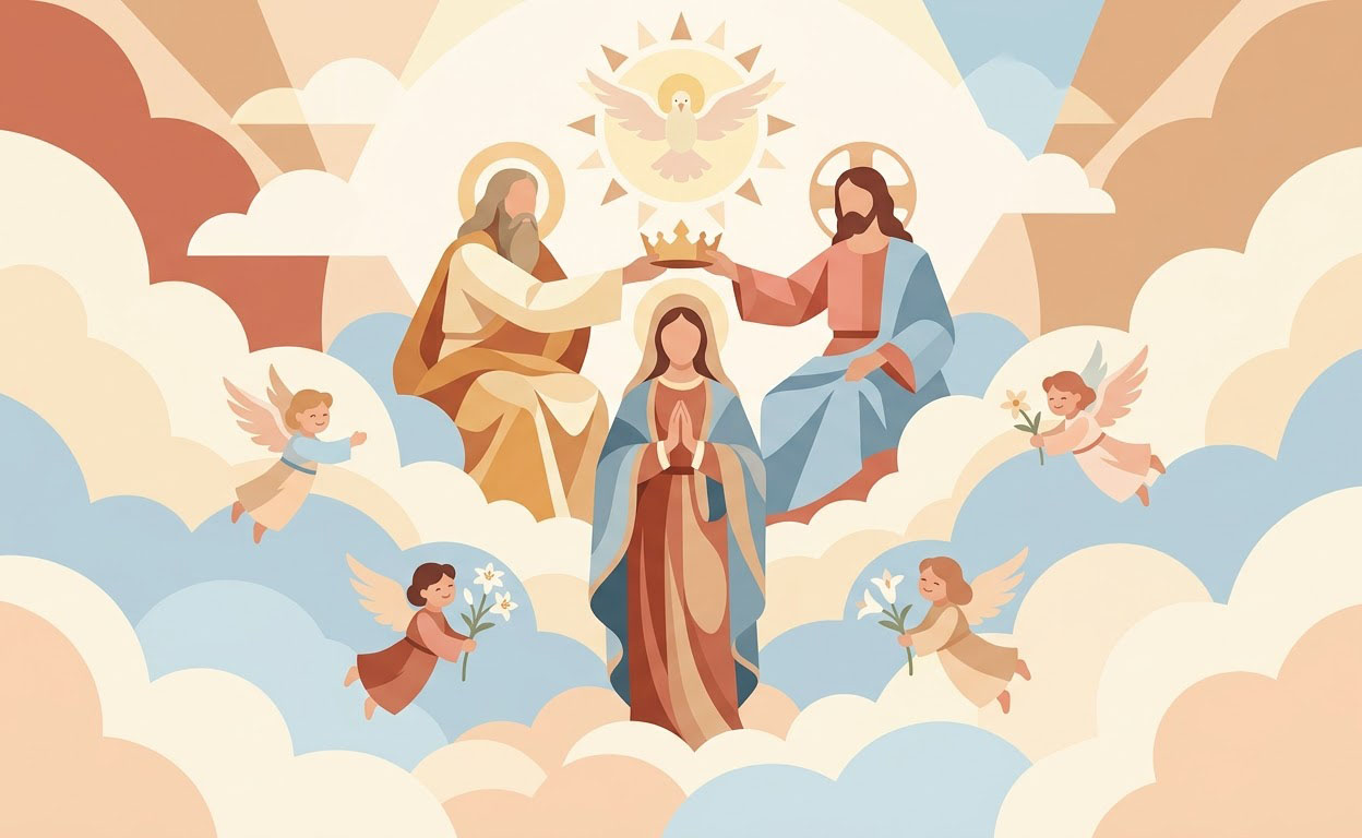 Mariennovenen - Illustration prière catholique