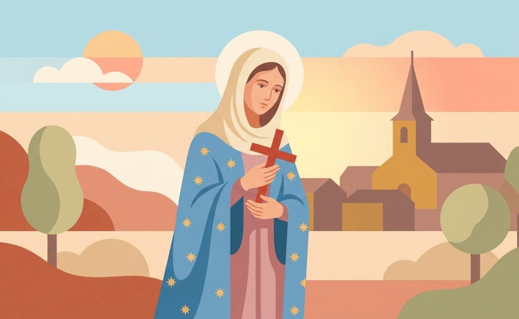 Pontmain - Illustration prière catholique