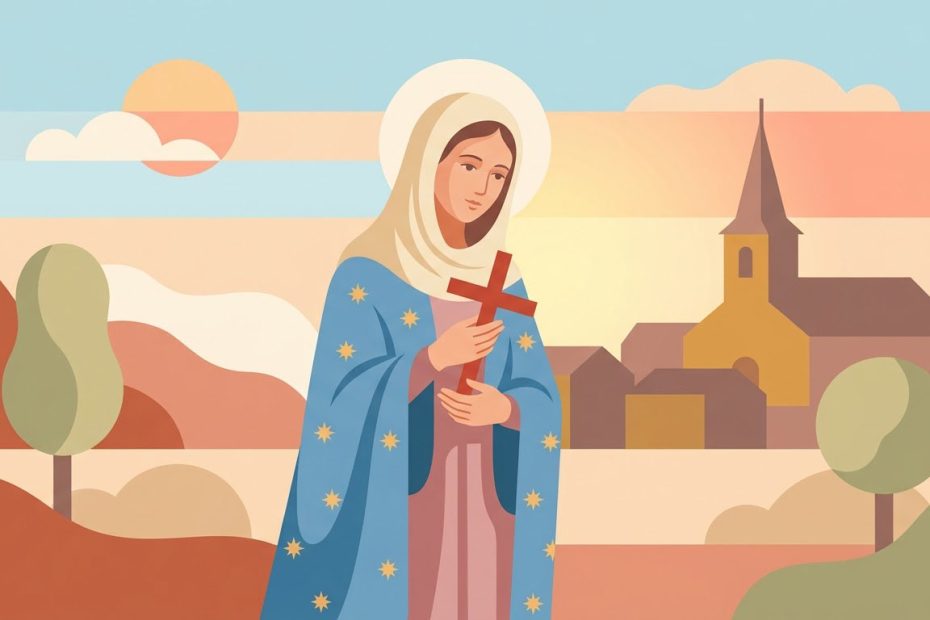 Pontmain - Illustration prière catholique