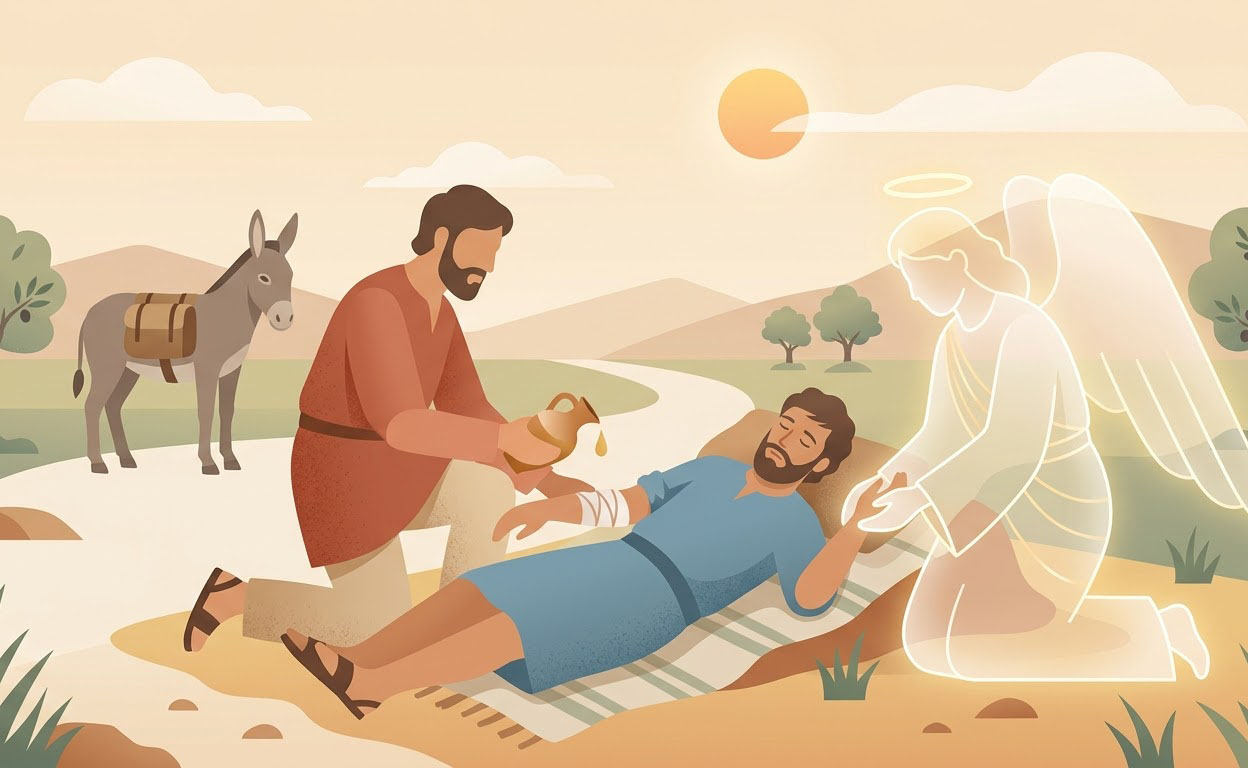 Gebete vor einer Operation - Illustration prière catholique