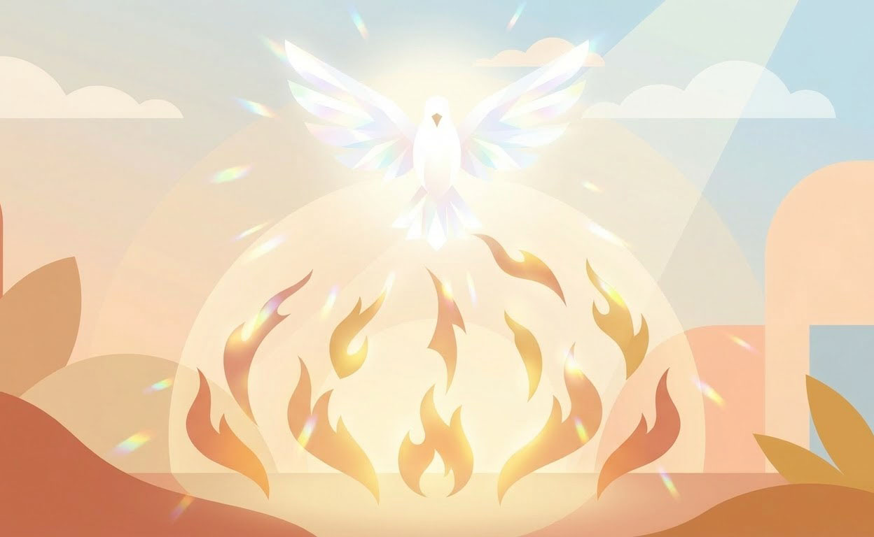 Gebete um Schutz vor dem Heiligen Geist - Illustration prière catholique