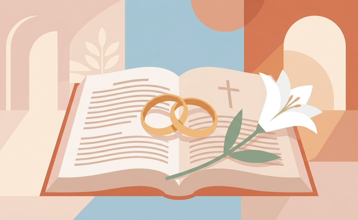 Gebete für die Treue des Paares - Illustration prière catholique