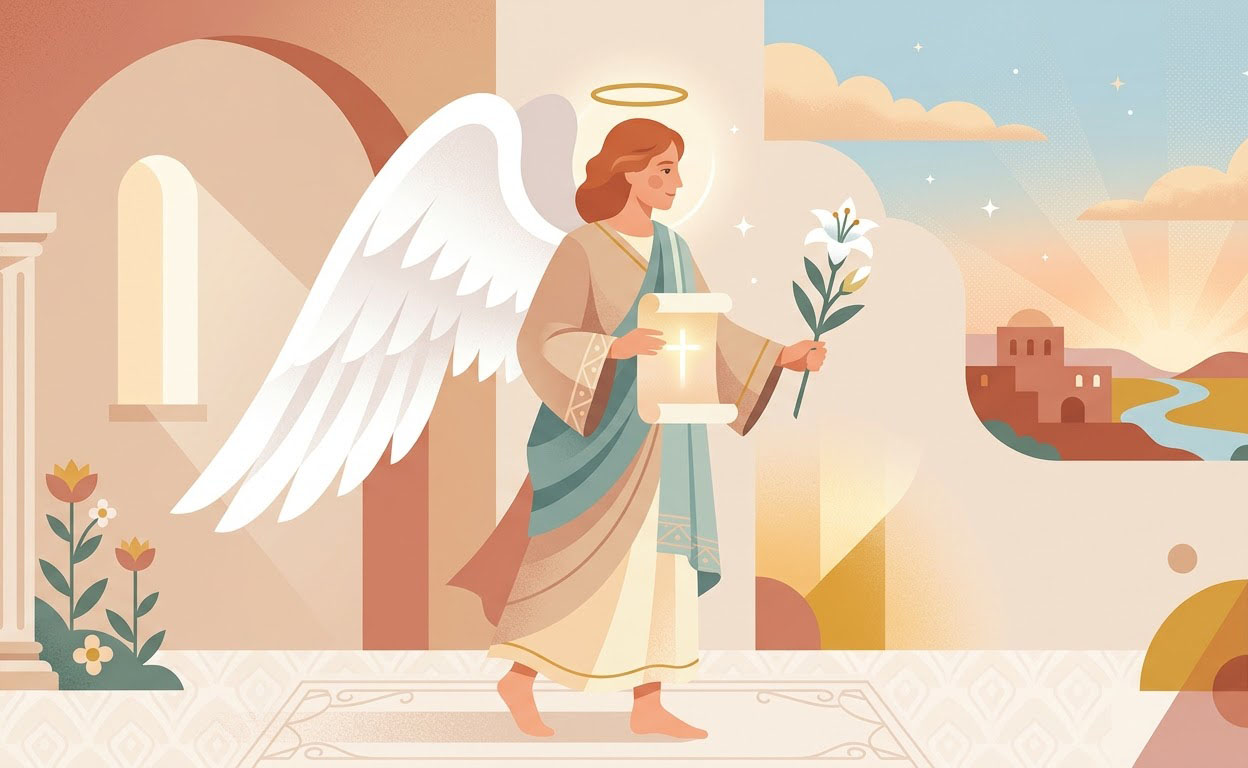 San Gabriele - Illustration prière catholique
