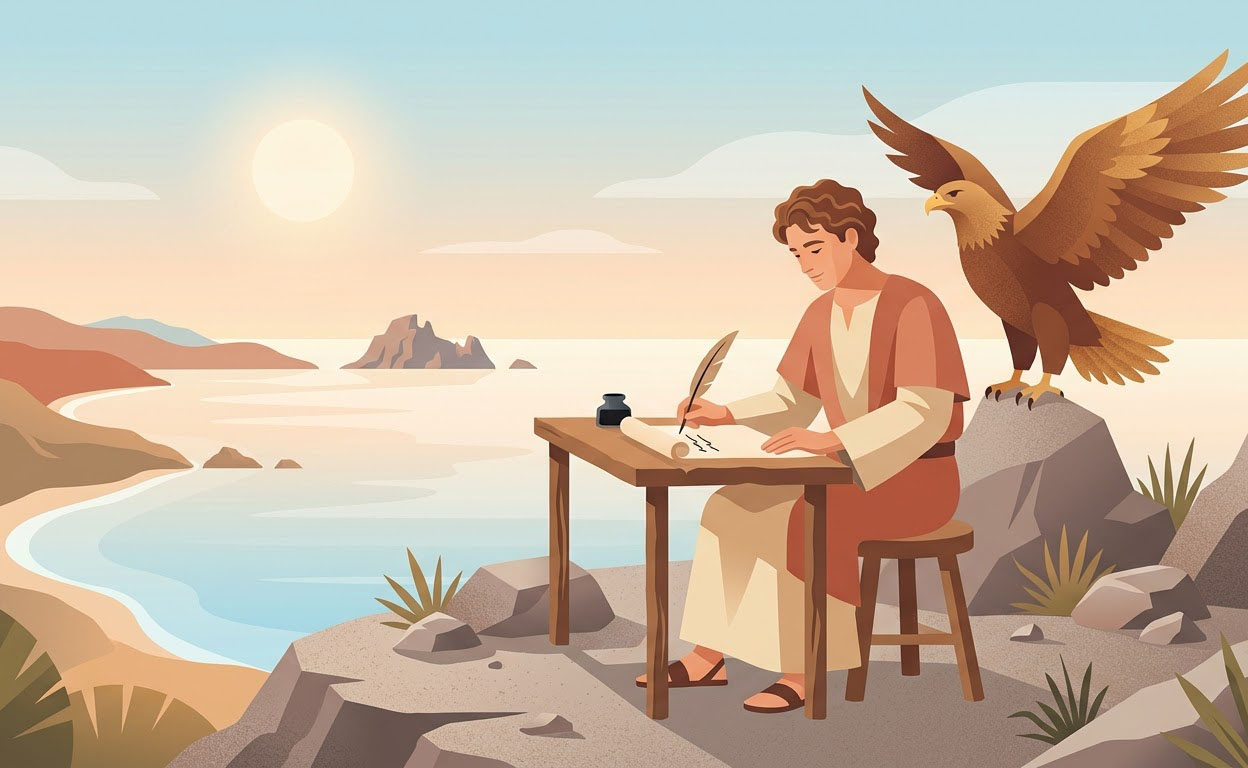 San Giovanni (evangelista) - Illustration prière catholique
