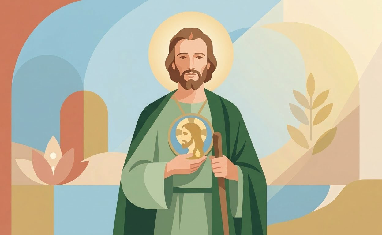 San Giuda - Illustration prière catholique